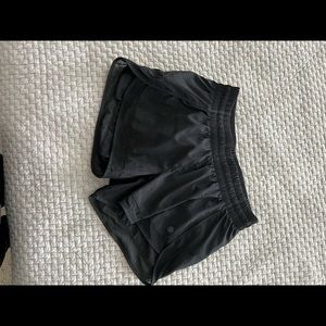 Athleta mesh racer shorts 4 inch